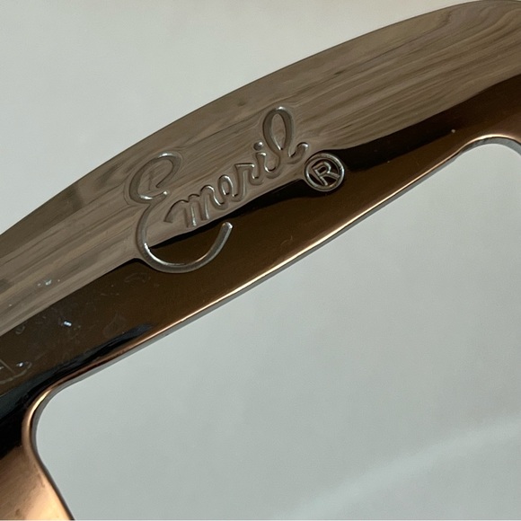 Emeril Stainless Steel Copper Clad 10” Double Handle Skillet with Lid - Picture 6 of 7